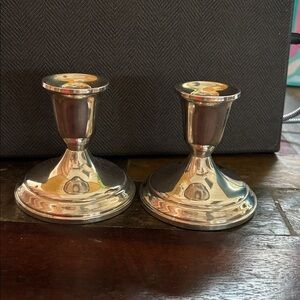 Towle Sterling Silver Candle Holders Model #701